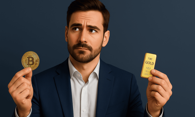 بیت کوین بهتر است یا طلا