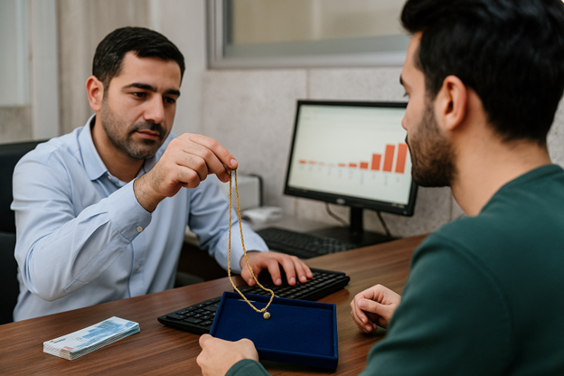 مراحل دریافت وام با طلا