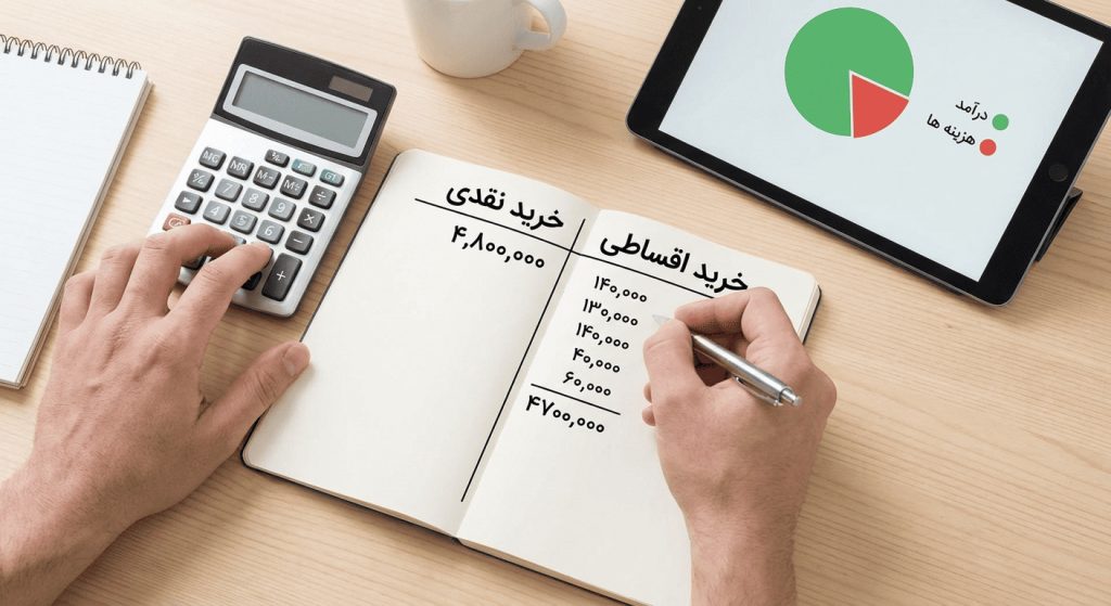 نسبت ریسک به درآمد در خرید اقساطی